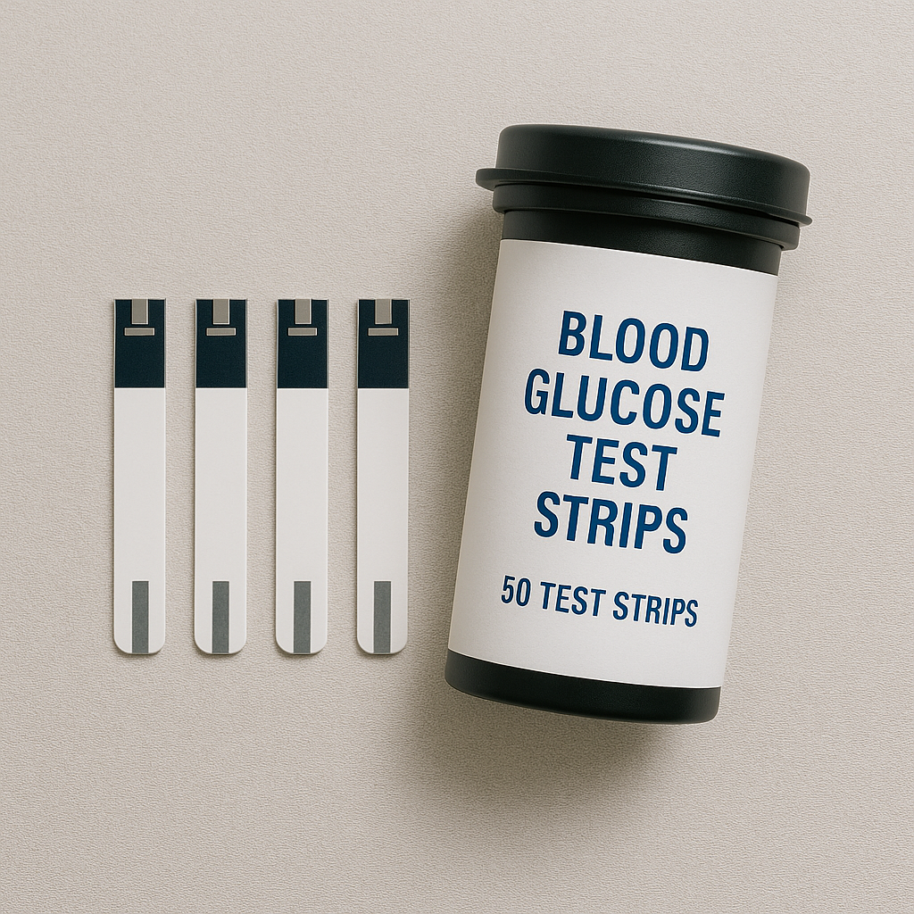 Blood glucose test strips — precise and reliable blood glucose monitoring strips.