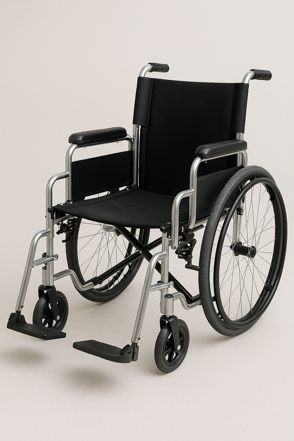 Foldable wheelchairs (lightweight) — lightweight foldable wheelchair for short-term patient mobility.