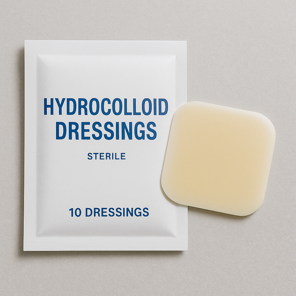 Hydrocolloid dressings — advanced wound protection dressing for moderate exudate management.